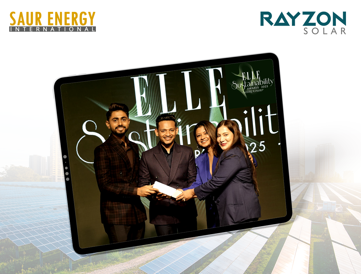 Rayzon Solar Recognised at ELLE Sustainability Awards 2025