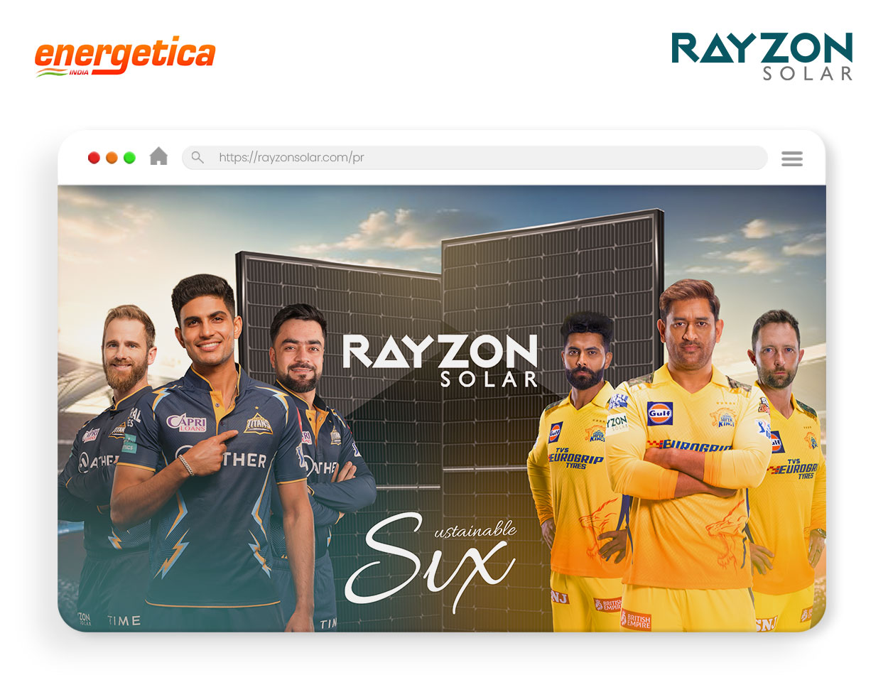 Rayzon's Sustainable Six: A Green Partnership with Chennai Super Kings and Gujarat Titans