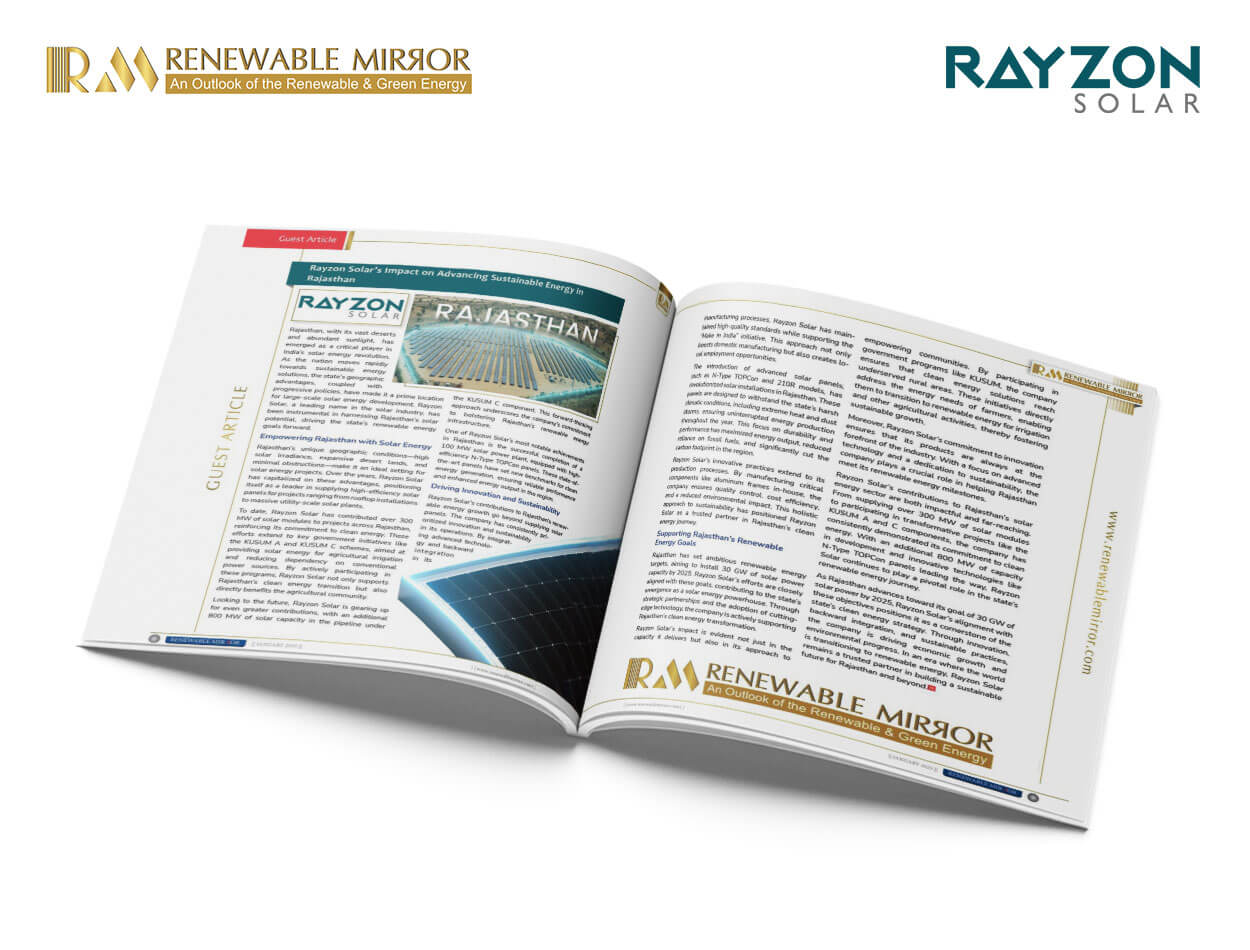 Rayzon Solar’s Impact on Advancing Sustainable Energy in Rajasthan