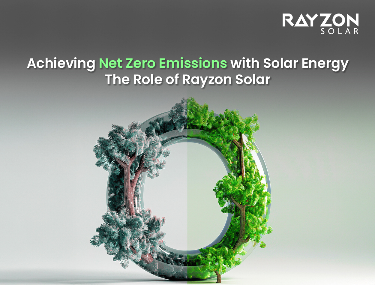 Achieving Net Zero Emissions with Solar Energy: The Role of Rayzon Solar