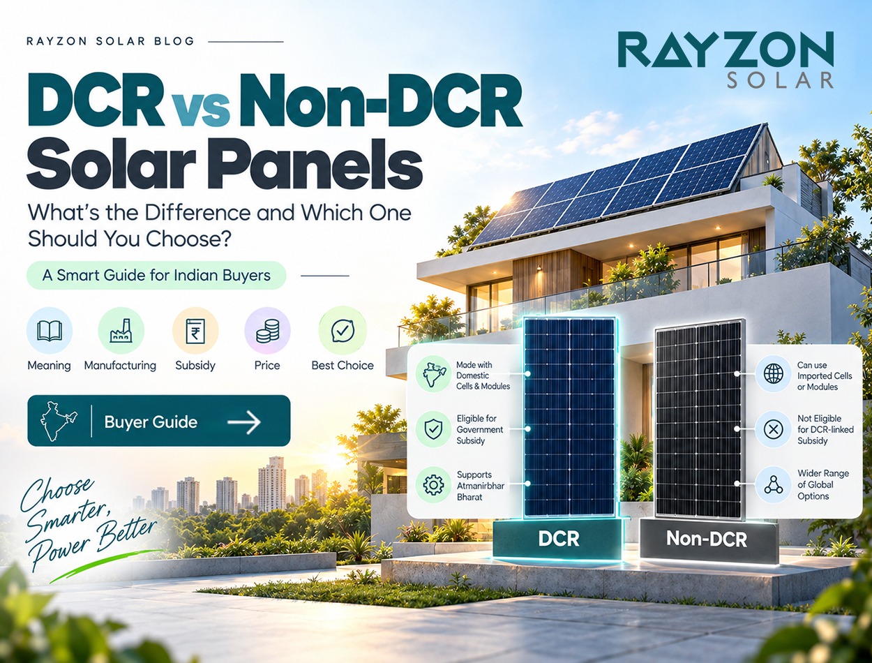Rayzon Solar - DCR and Non-DCR Solar Panel Technologies