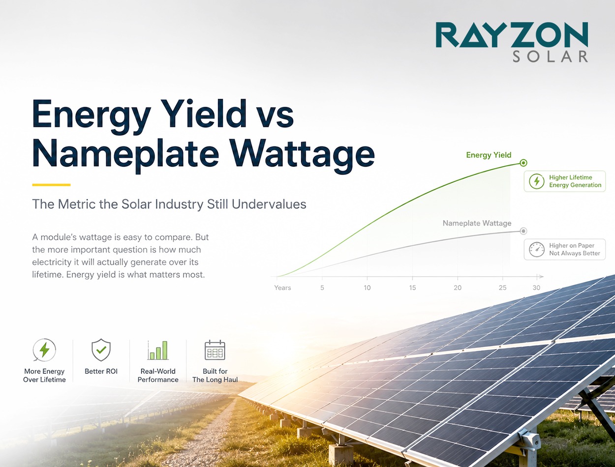 Energy Yield vs Nameplate Wattage: The Metric the Solar Industry Still Undervalues