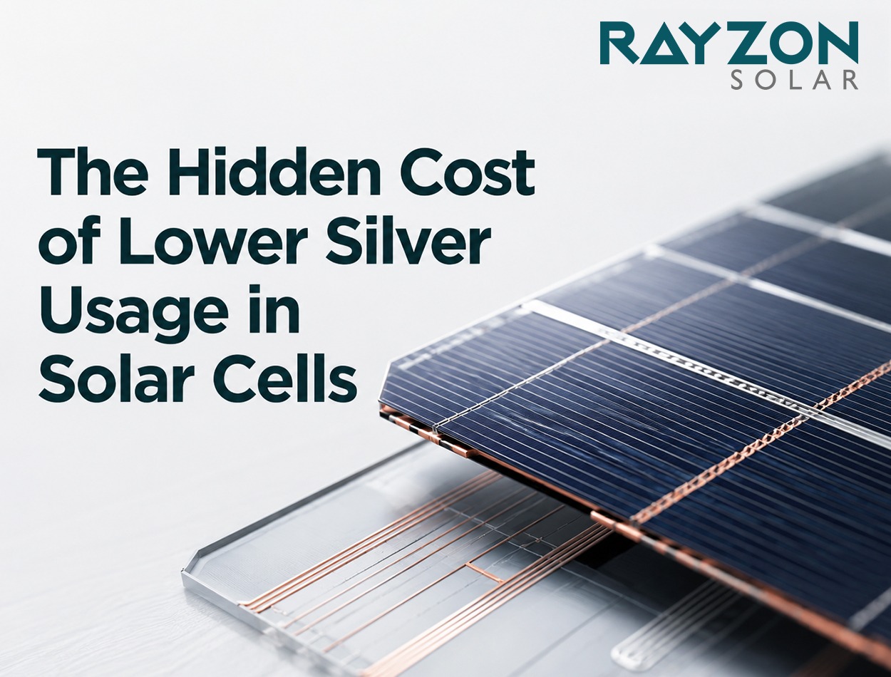 The Hidden Cost of Lower Silver Usage in Solar Cells