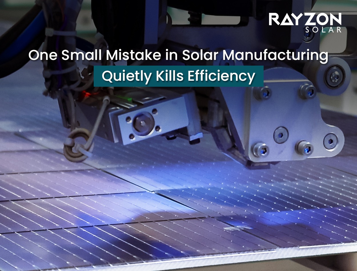 Key Areas in the Solar Manufacturing Process Where Even a Small Mistake Can Impact Efficiency