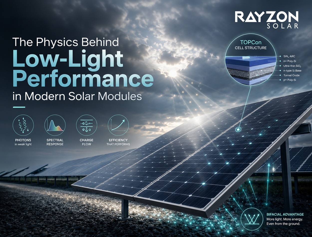 The Physics Behind Low-Light Performance in Modern Solar Modules