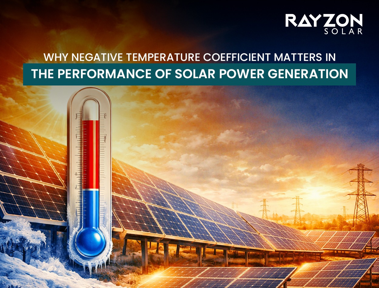 Why Negative Temperature Coefficient Matters in the Performance of Solar Power Generation
