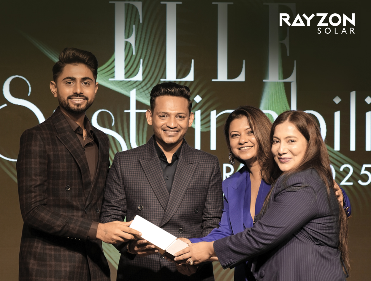 Rayzon Solar Honoured at ELLE Sustainability Awards 2025: A National Recognition of Green Leadership