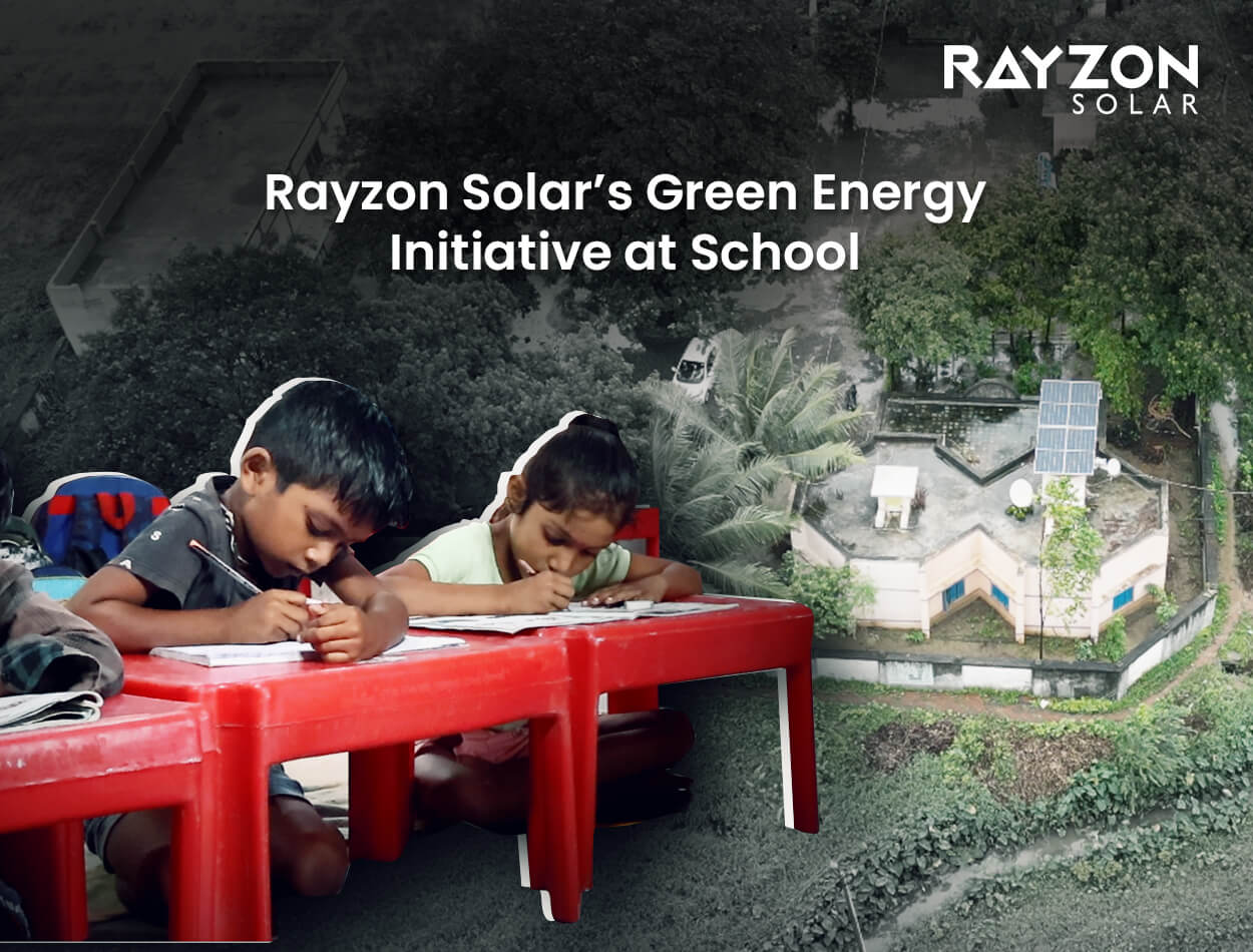 Empowering the Next Generation with Sustainable Freedom: Rayzon Solar’s Green Energy Initiative at Government School