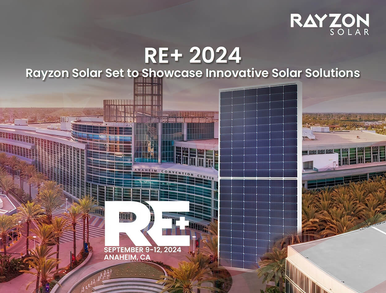 Rayzon Solar showcases innovative solar solutions at RE+ USA 2024, the largest clean energy event in North America.