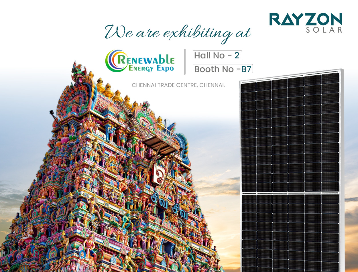 Renewable Energy Expo 2025 at Chennai Trade Centre showcasing cutting-edge solar, wind, and bioenergy technologies for a sustainable future.