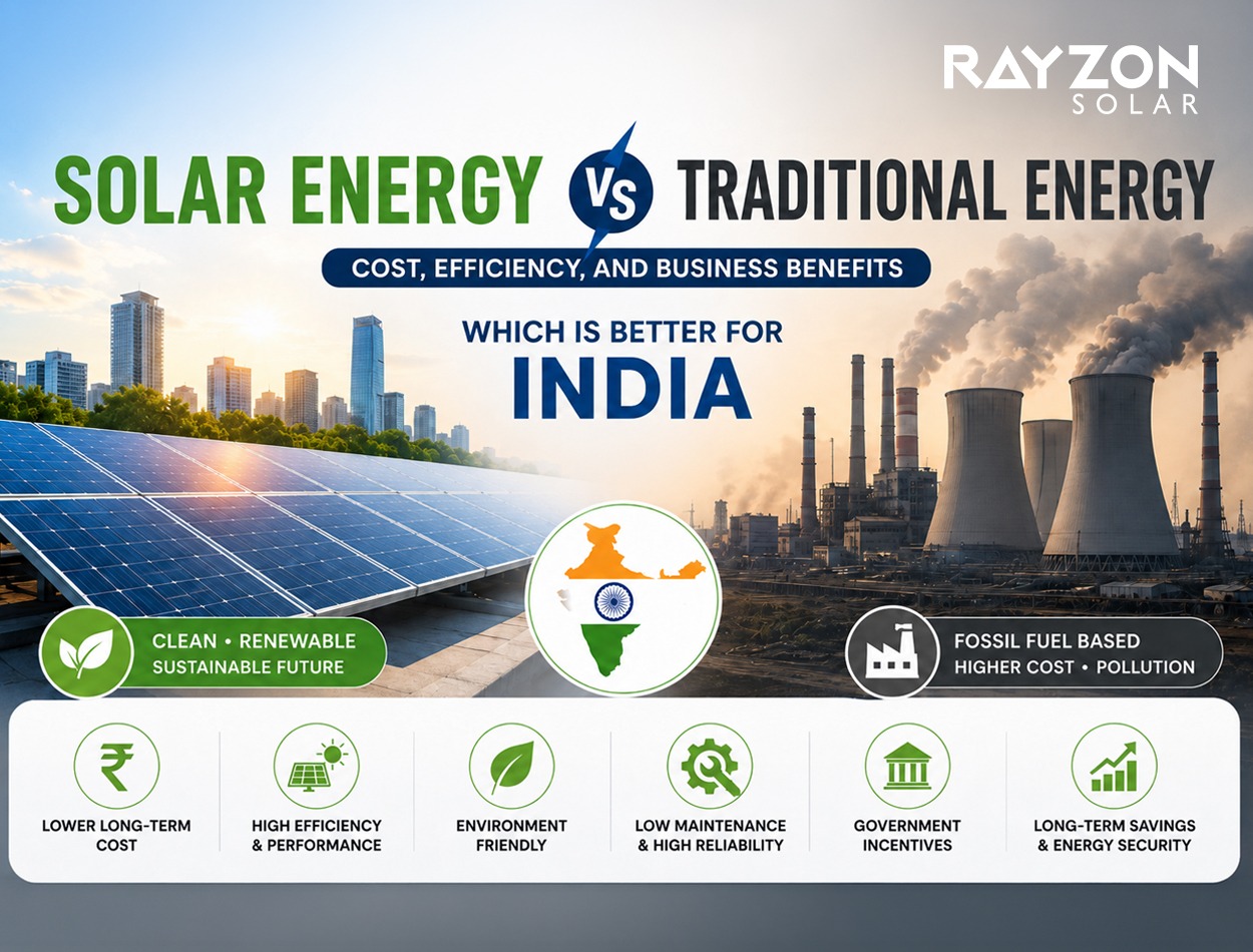 Solar Energy vs Traditional Energy: Cost, Efficiency, and Business Benefits