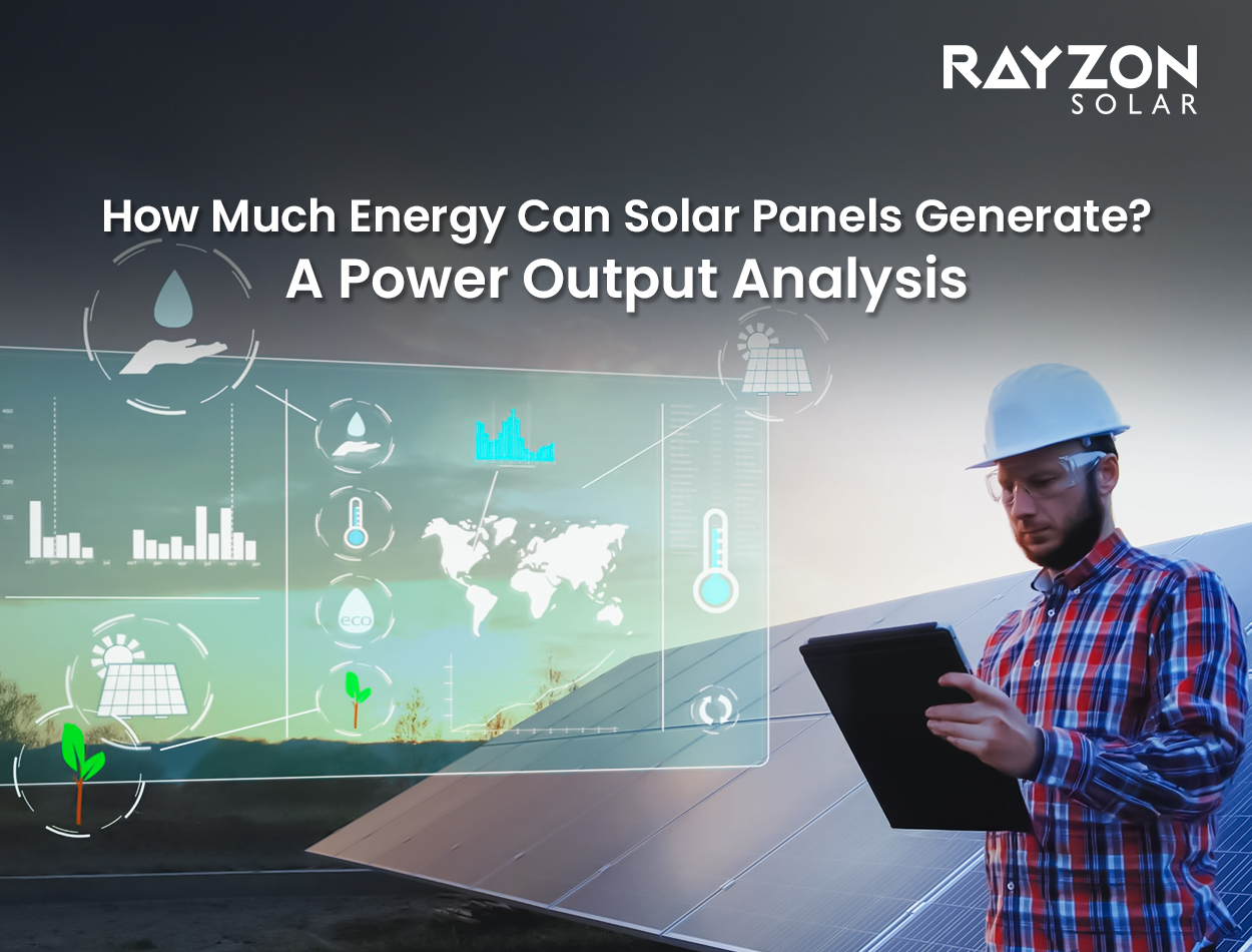 Solar panels generate electricity under optimal sunlight conditions, showcasing energy efficiency.