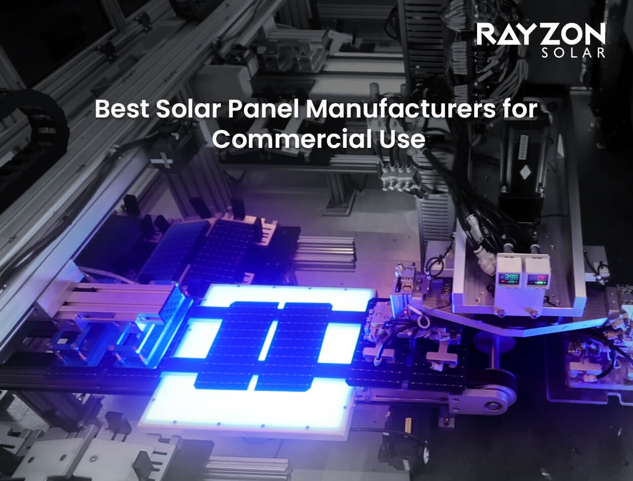 Rayzon Solar - Best Solar Panel Manufacturers for Commercial Use