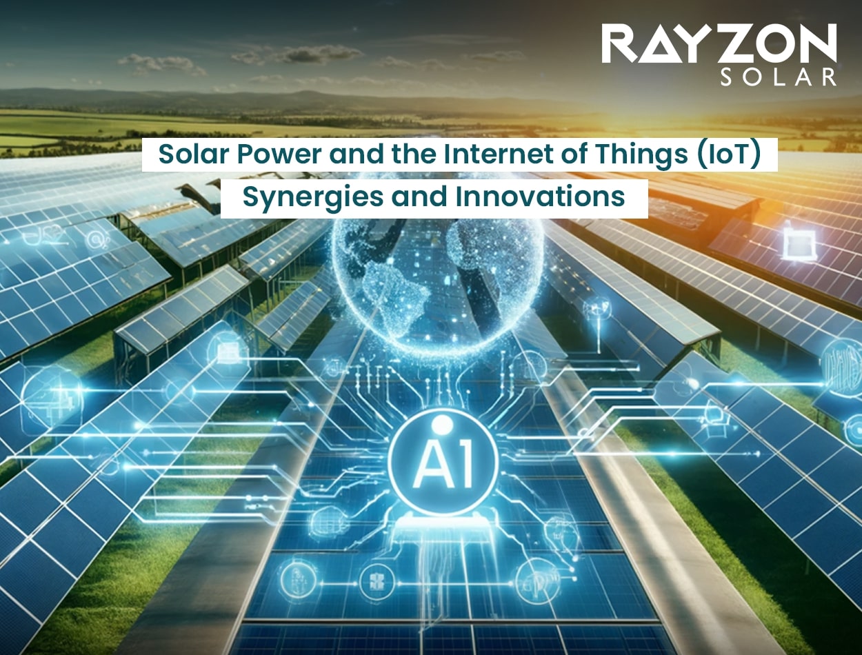Rayzon Solar's IoT-integrated solar panels optimizing energy management with smart sensors and real-time performance tracking