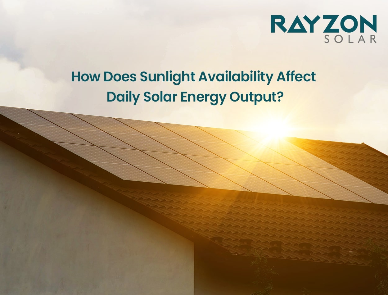 How Does Sunlight Availability Affect Daily Solar Energy Output?
