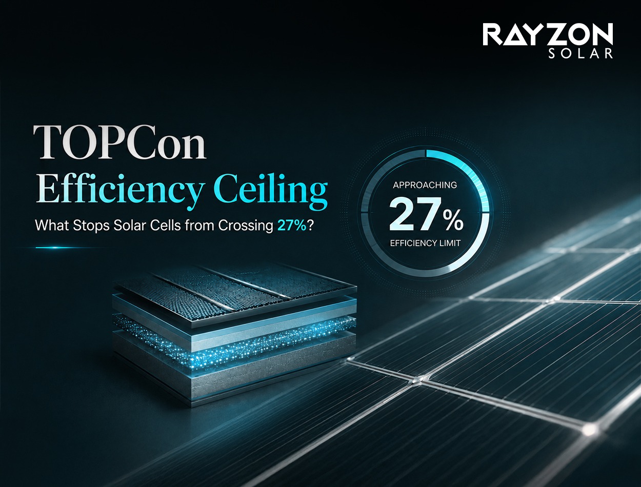 TOPCon Efficiency Ceiling: What Exactly Stops Cells from Crossing 27%?