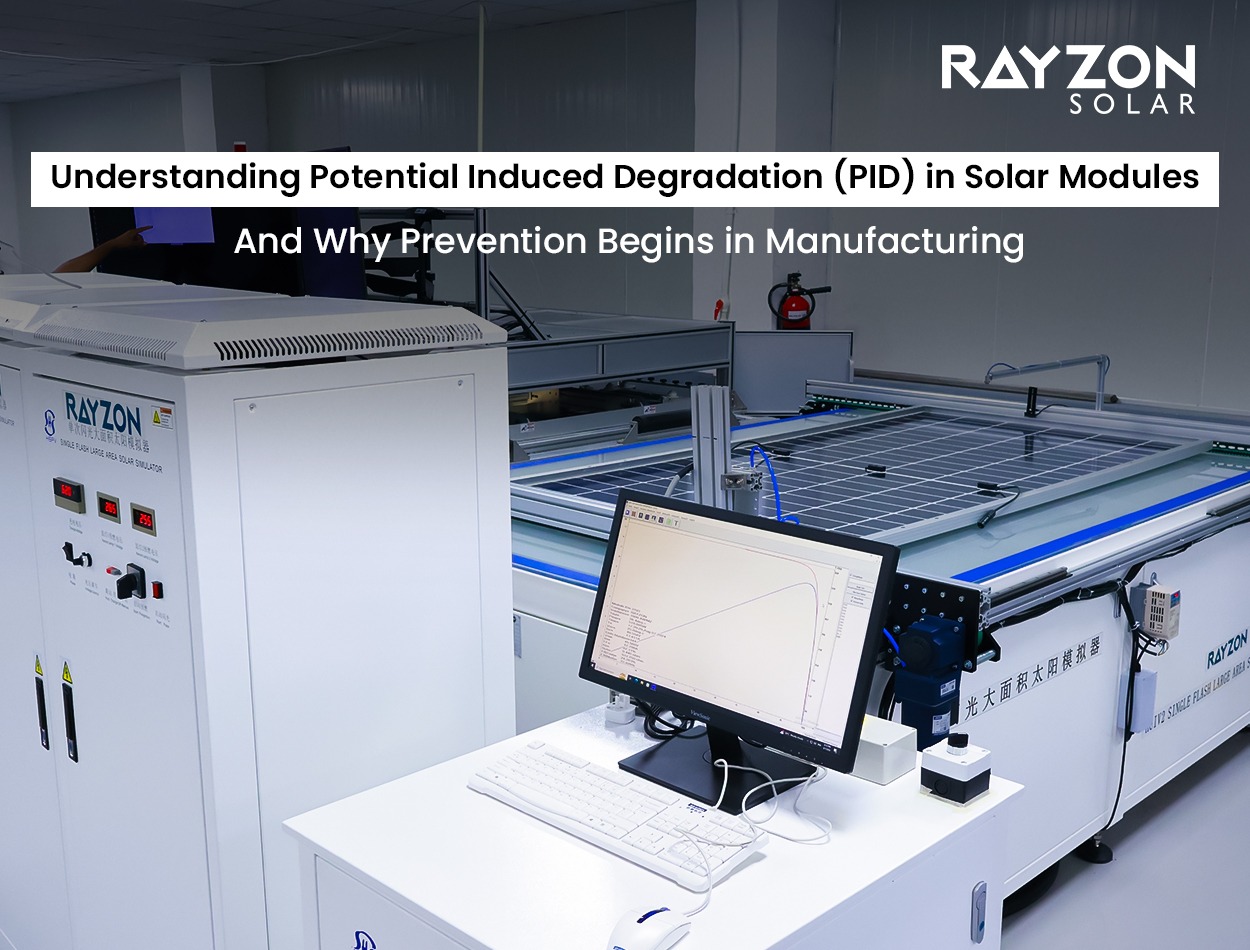 Understanding Potential Induced Degradation (PID) in Solar Modules — And Why Prevention Begins in Manufacturing