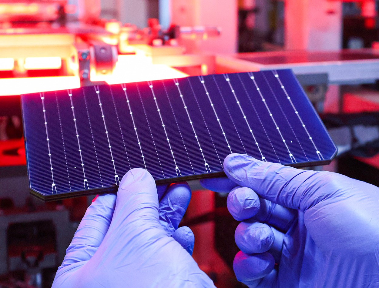 Solar module interconnection architecture with half-cut cells