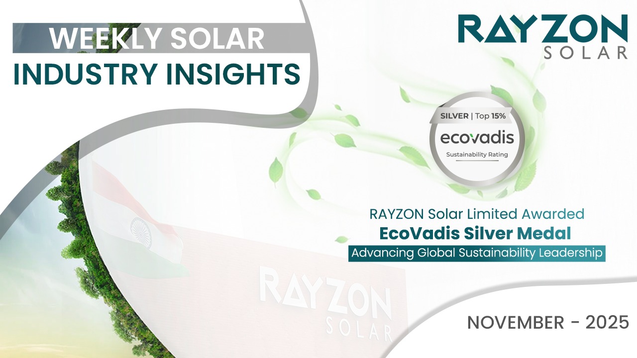 Rayzon Solar Wins EcoVadis Silver Medal for ESG Excellence