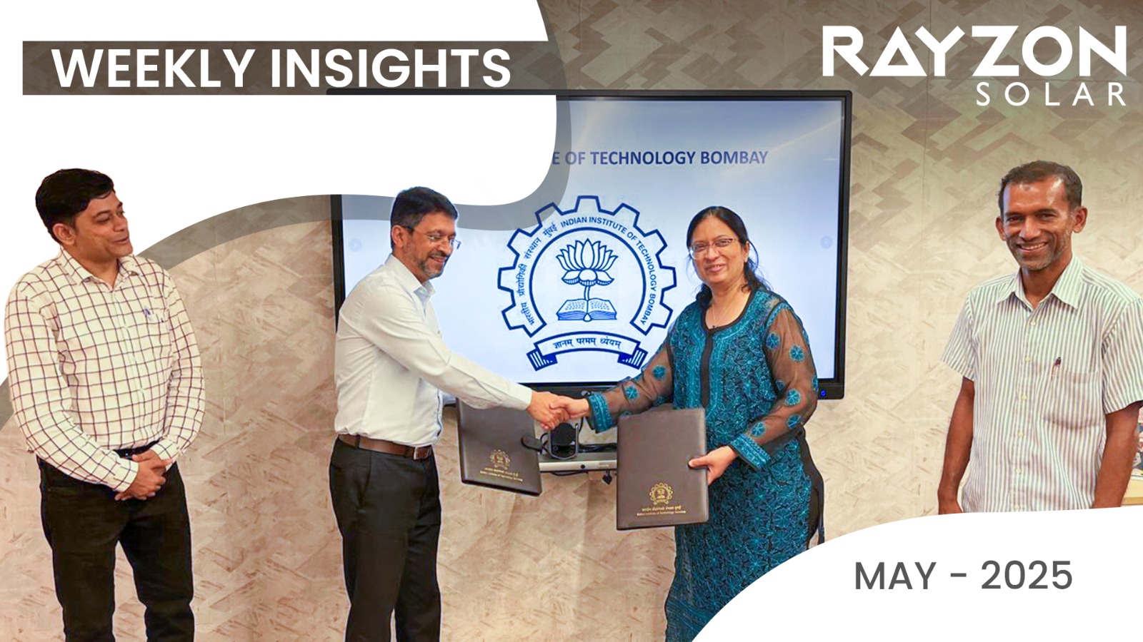 Rayzon Solar and IIT Bombay Sign Landmark MOU to Enhance Solar Technology Research and Innovation