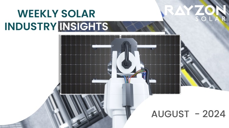 Solar industry updates for August 19, 2024, highlighting utility-scale deployments, PV module efficiency, Google’s solar investment, and reshoring solar manufacturing.