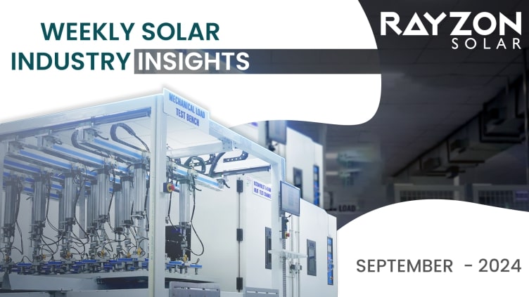 Global solar industry updates featuring technological advancements, policy shifts, and market growth from August 26 to September 1, 2024.